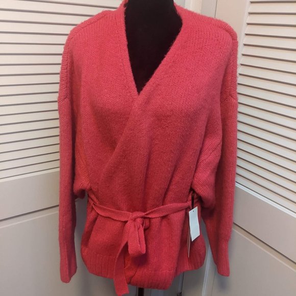 NWT - Barbi Pink Wrap Sweater size 1X - Picture 2 of 11